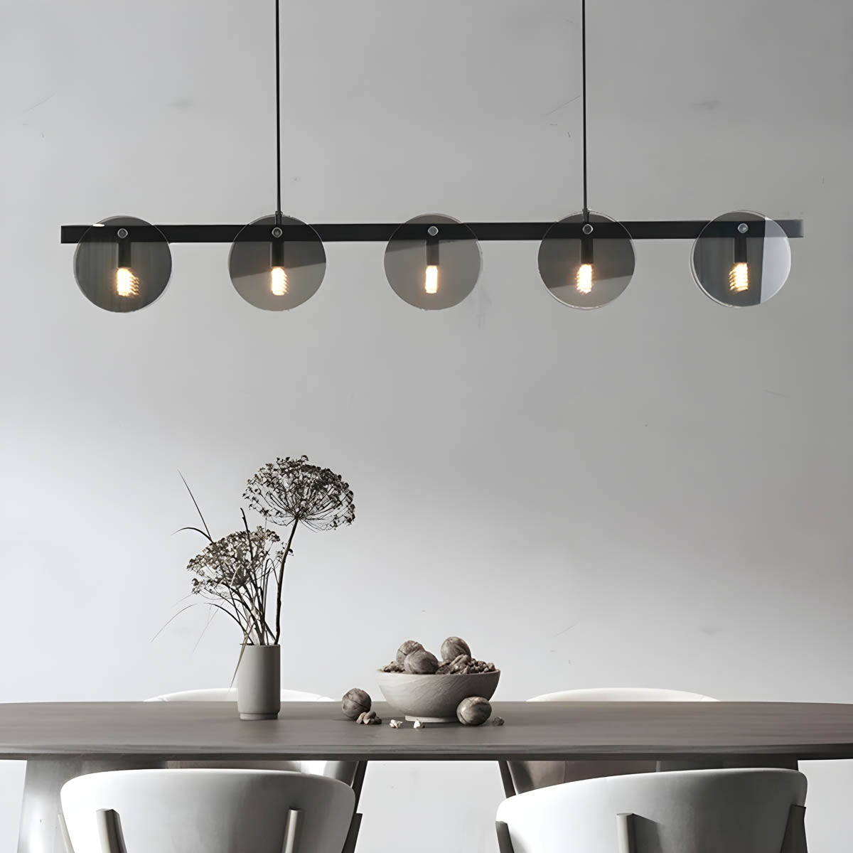 Riverton Cove Glass Chandelier — gallery image 3