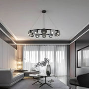 Riverton Cove Glass Chandelier — gallery image 9