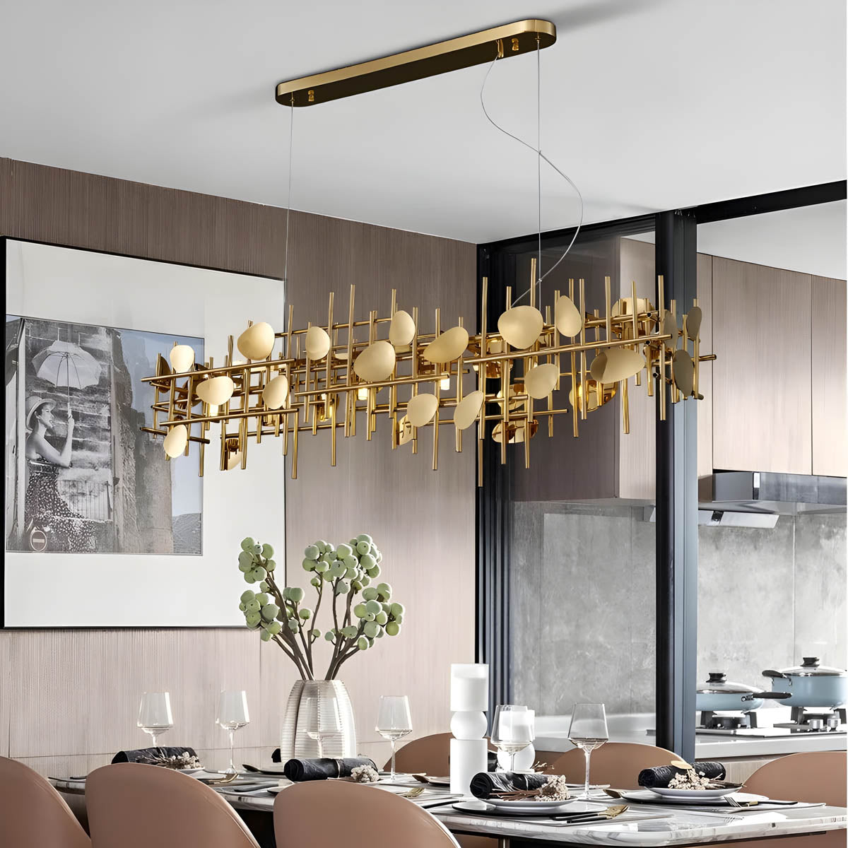 Fielding Cove Iron Chandelier — gallery image 9
