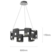 Brookfield Cove Glass Chandelier — gallery image 12