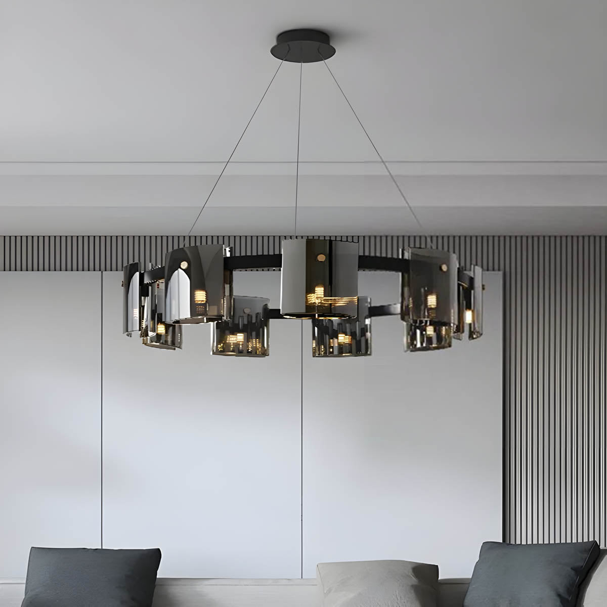 Brookfield Cove Glass Chandelier — gallery image 2