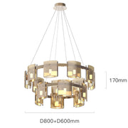 Brookfield Cove Glass Chandelier — gallery image 18