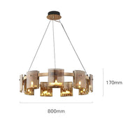 Brookfield Cove Glass Chandelier — gallery image 16