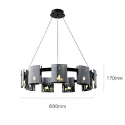 Brookfield Cove Glass Chandelier — gallery image 11