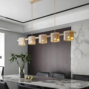Brookfield Cove Glass Chandelier — gallery image 7