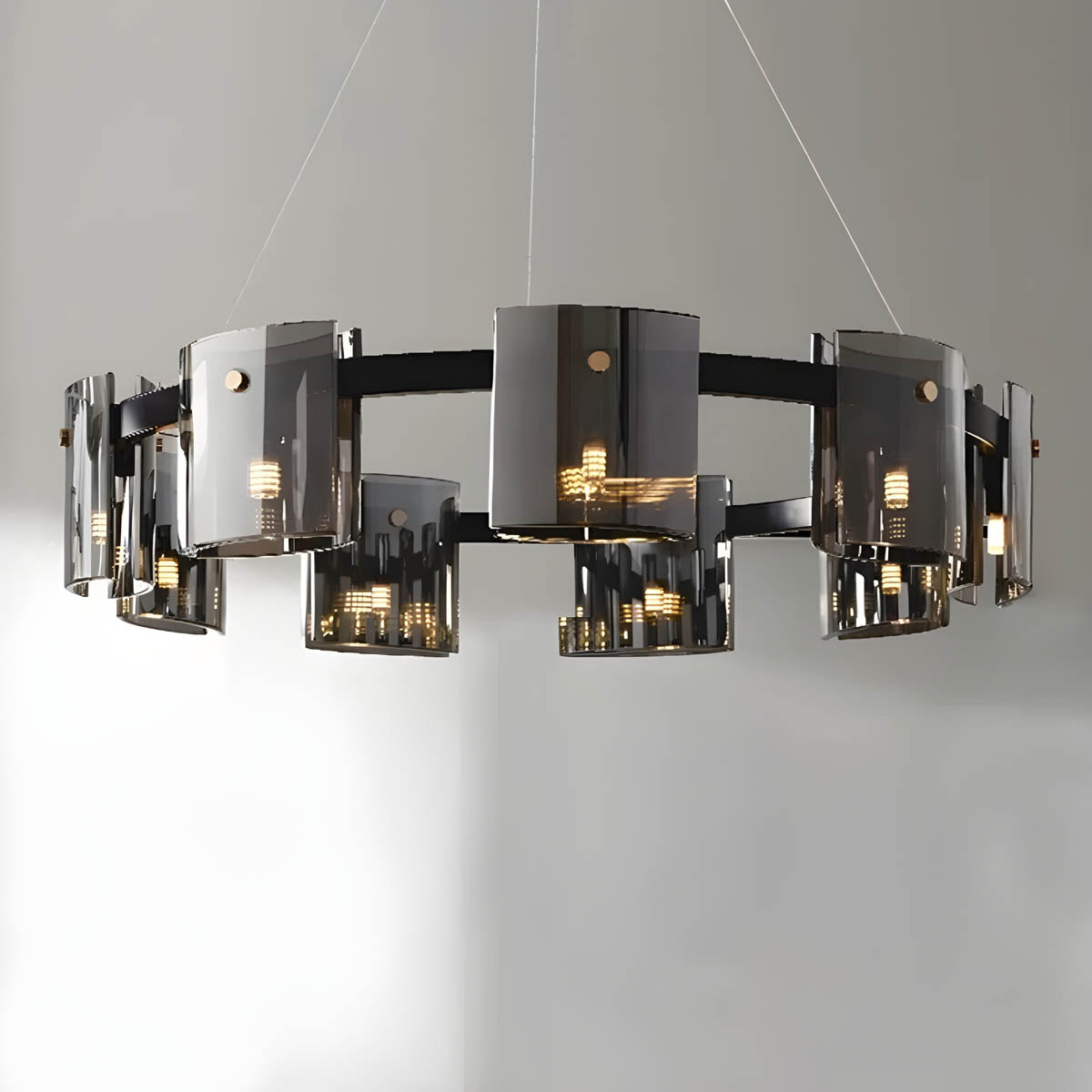 Brookfield Cove Glass Chandelier — gallery image 9