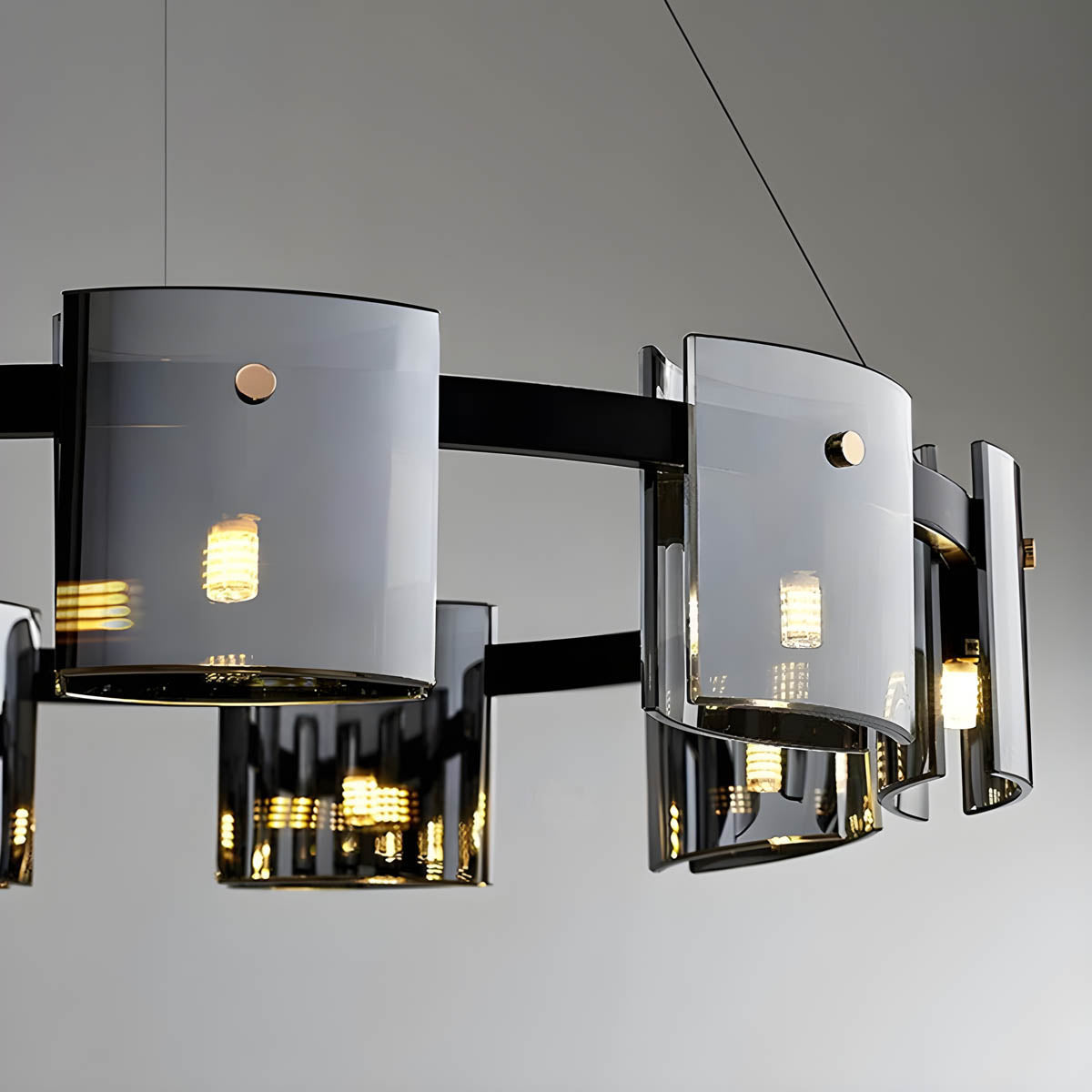 Brookfield Cove Glass Chandelier — gallery image 10