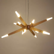 Wildwood Cove Wood Chandelier — gallery image 13