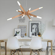 Wildwood Cove Wood Chandelier — gallery image 11