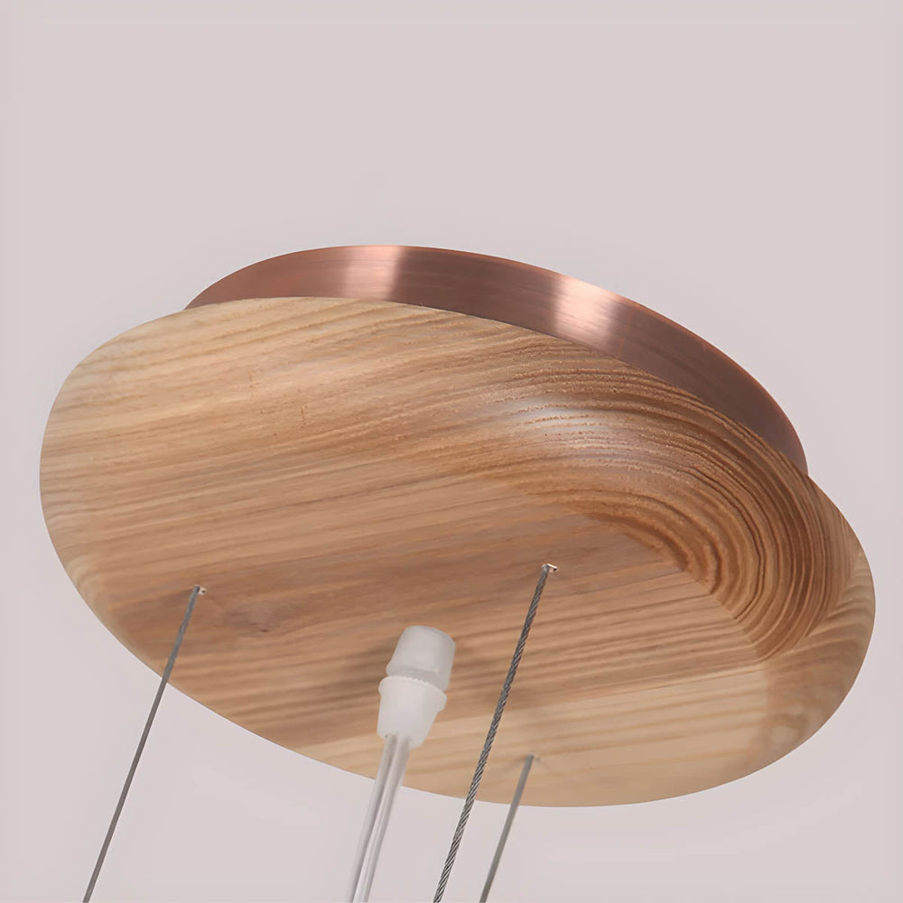Wildwood Cove Wood Chandelier — gallery image 4