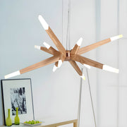 Wildwood Cove Wood Chandelier — gallery image 8