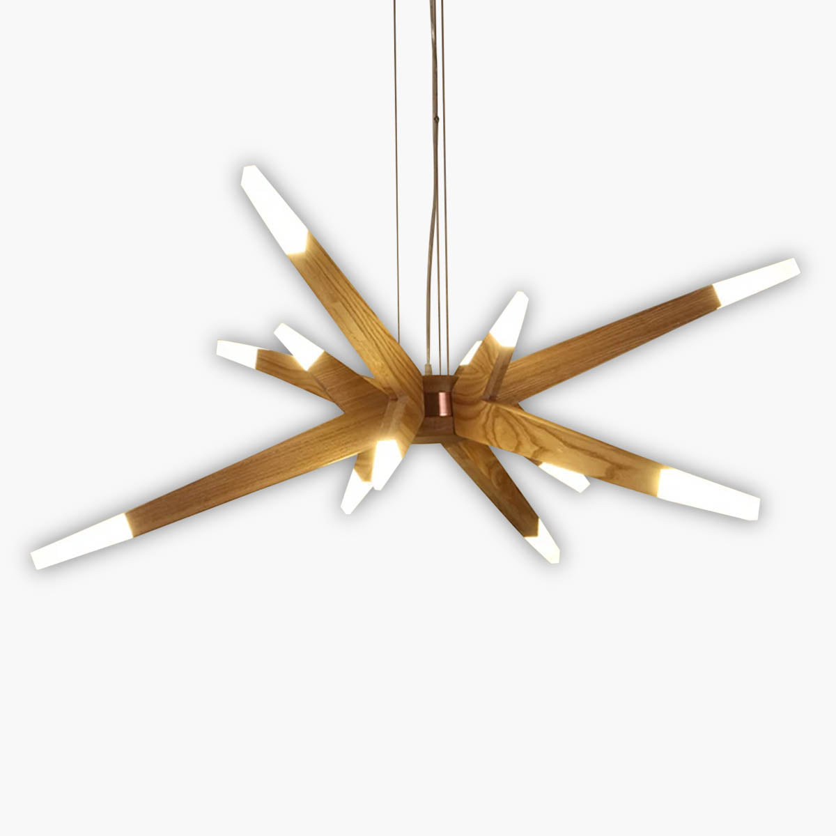 Wildwood Cove Wood Chandelier — gallery image 1