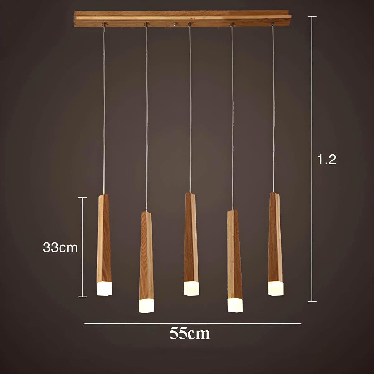 Eastmere Cove Wood Pendant Light — gallery image 14