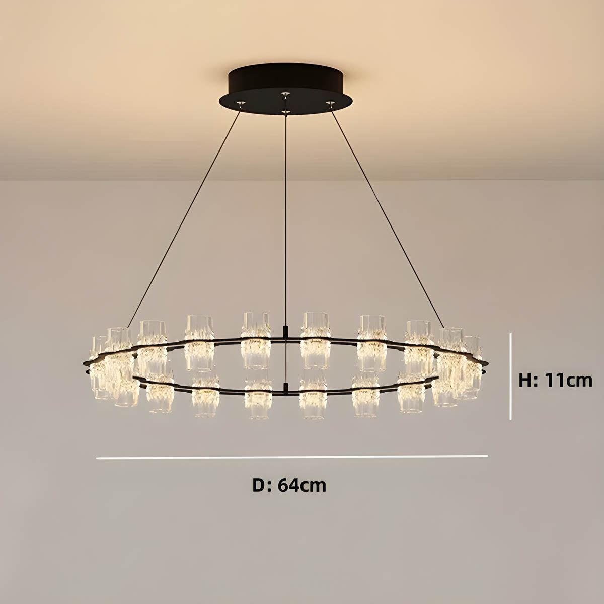 Northwick Cove Acrylic Chandelier — gallery image 14