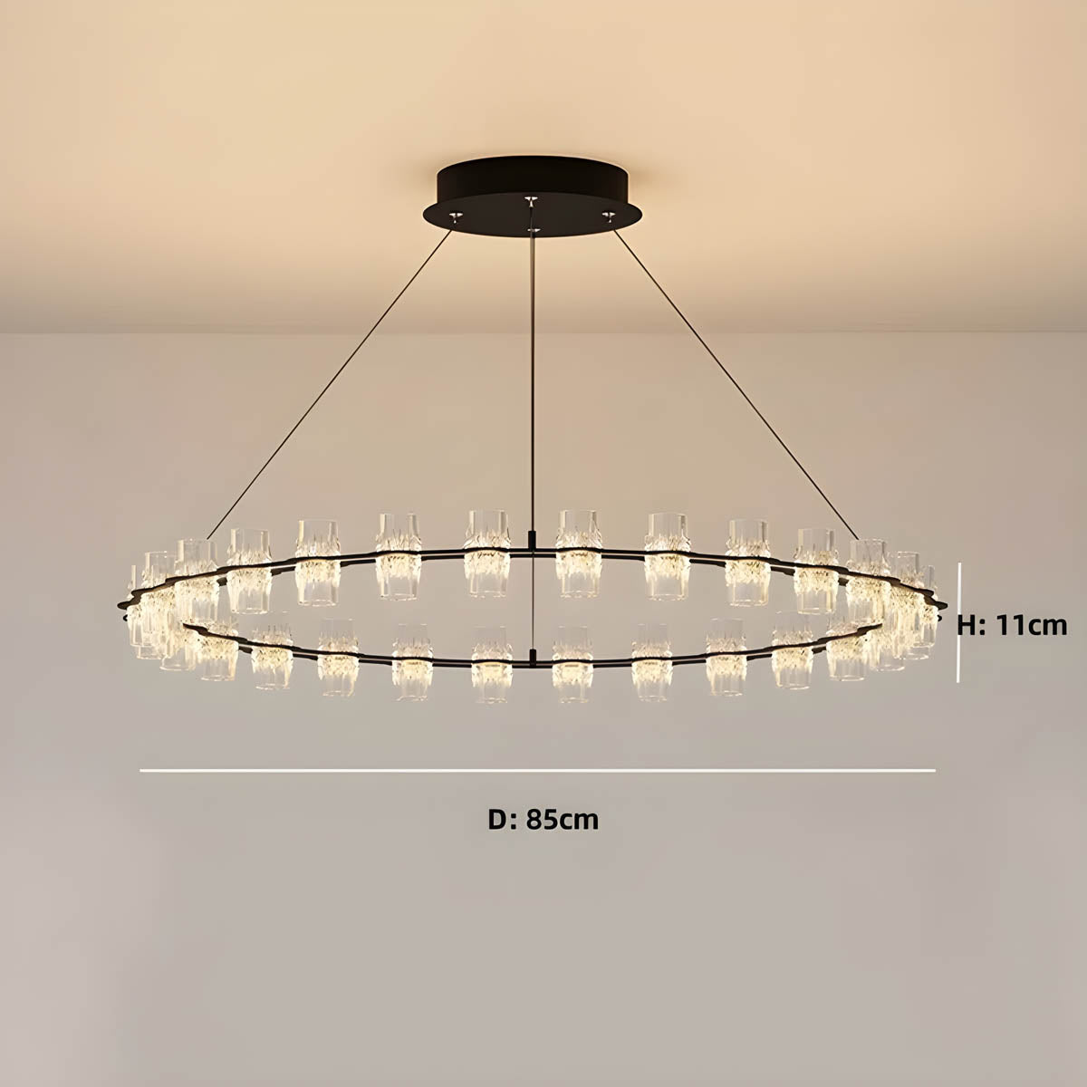 Northwick Cove Acrylic Chandelier — gallery image 15