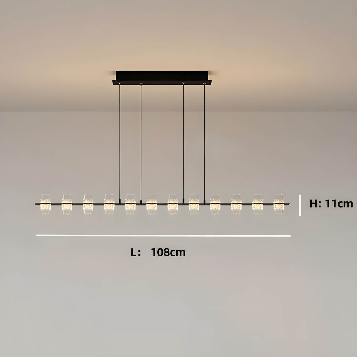 Northwick Cove Acrylic Chandelier — gallery image 19