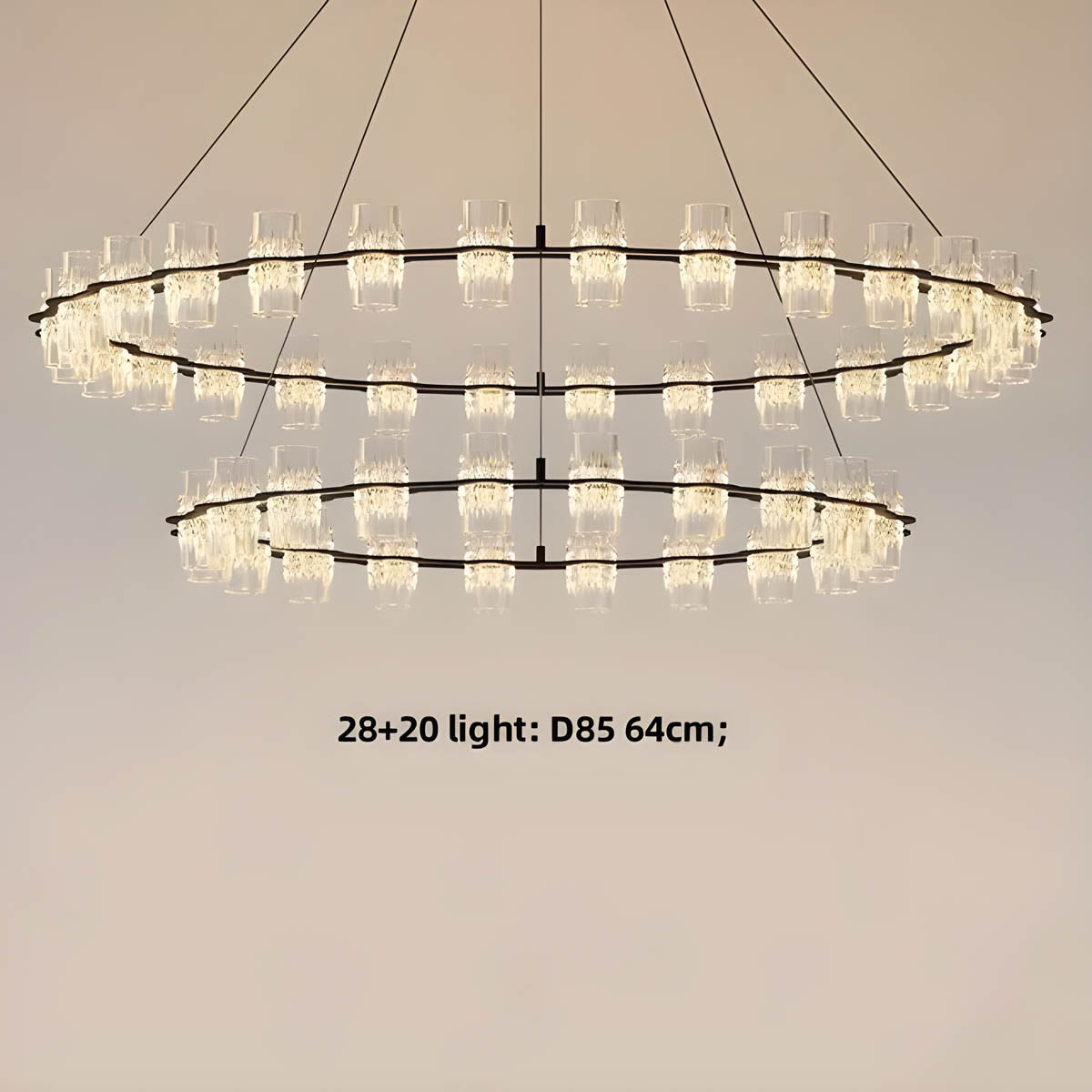 Northwick Cove Acrylic Chandelier — gallery image 17