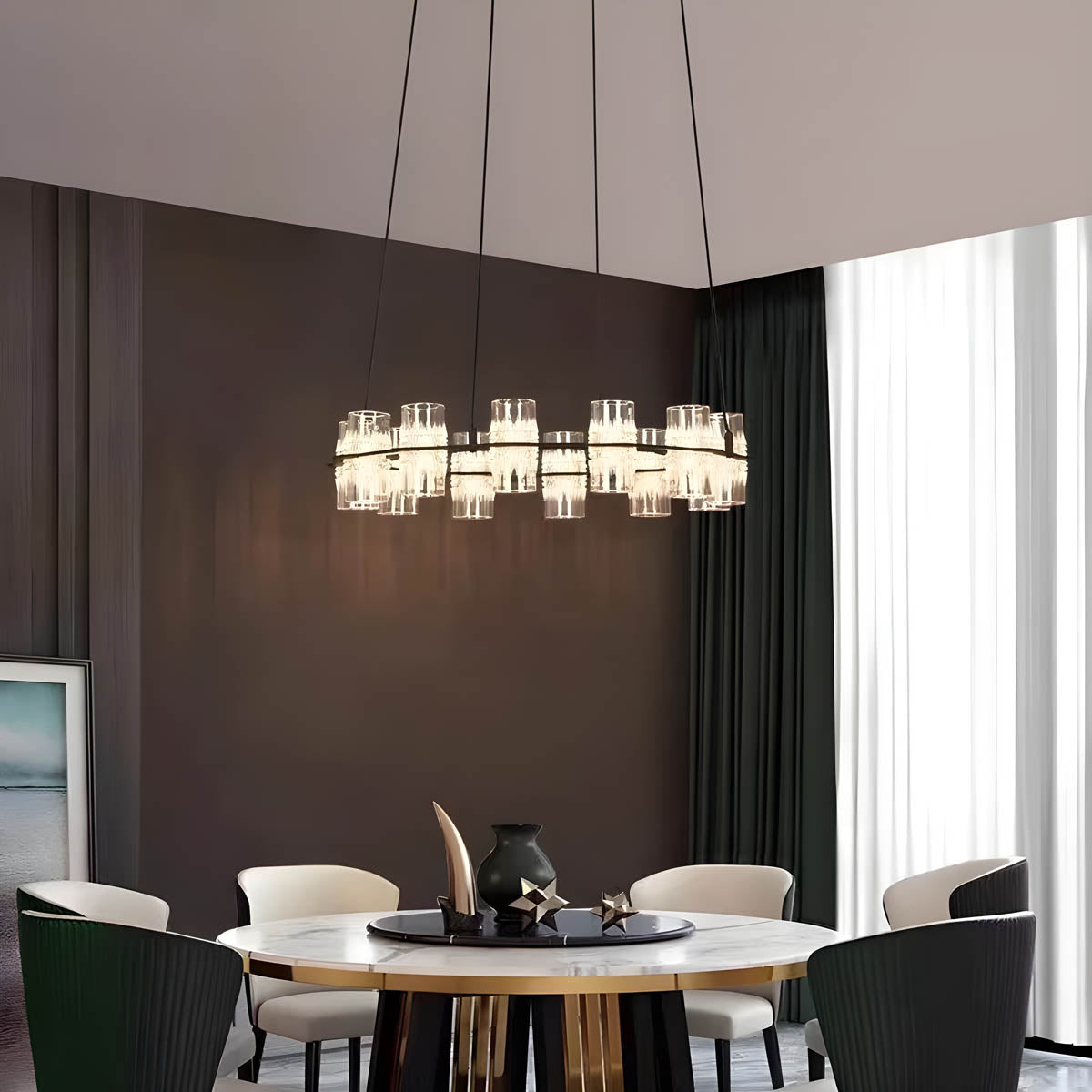Northwick Cove Acrylic Chandelier — gallery image 5