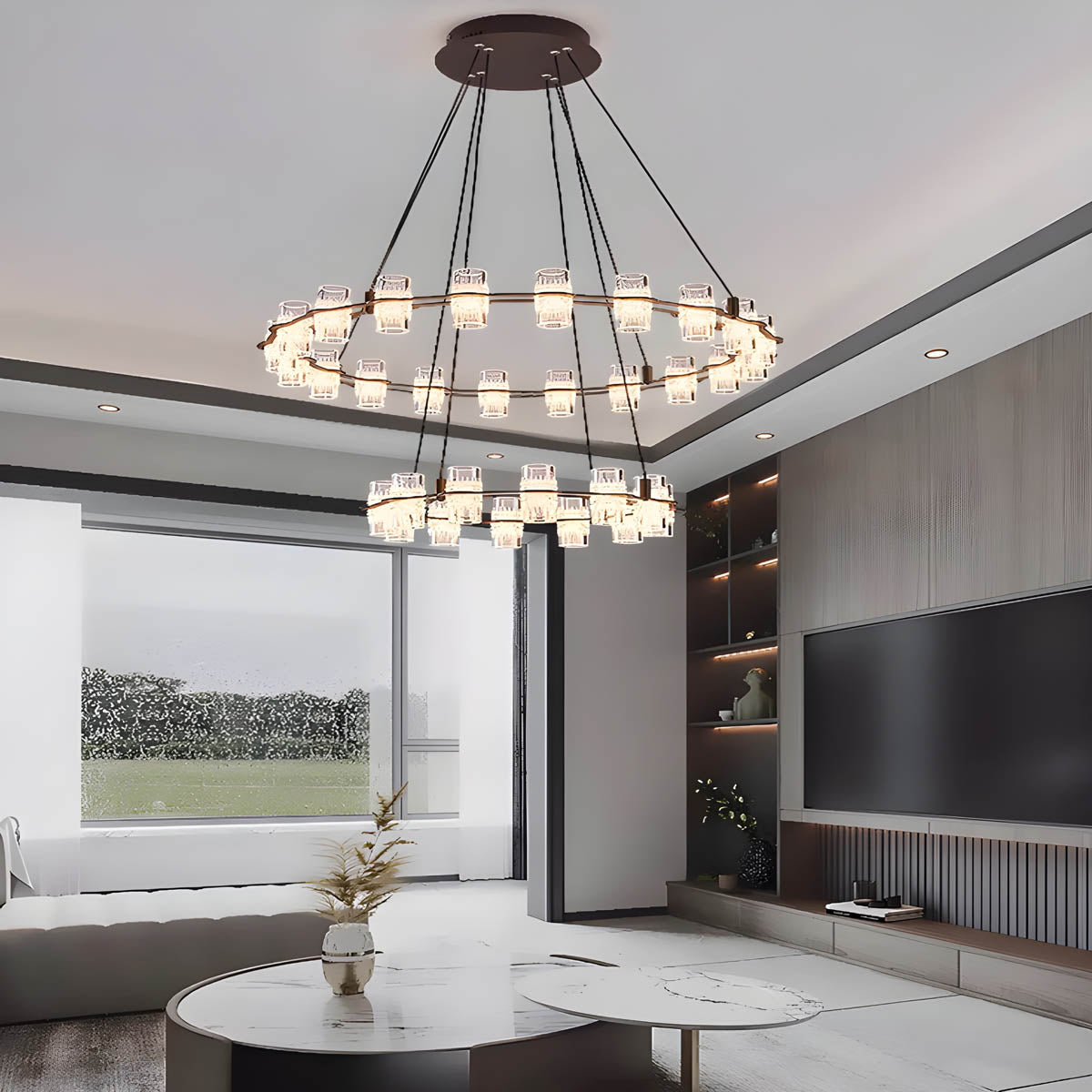 Northwick Cove Acrylic Chandelier — gallery image 8