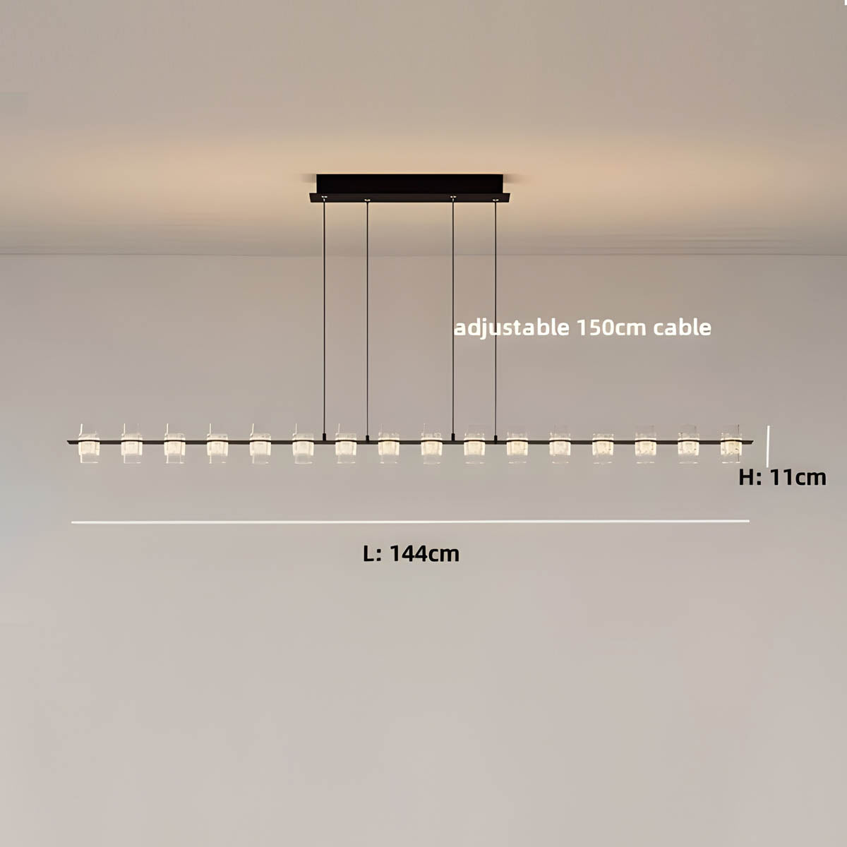 Northwick Cove Acrylic Chandelier — gallery image 21