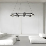 Briarley Cove Glass Chandelier — gallery image 6