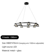Briarley Cove Glass Chandelier — gallery image 16
