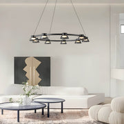 Briarley Cove Glass Chandelier — gallery image 10