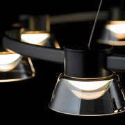 Briarley Cove Glass Chandelier — gallery image 18