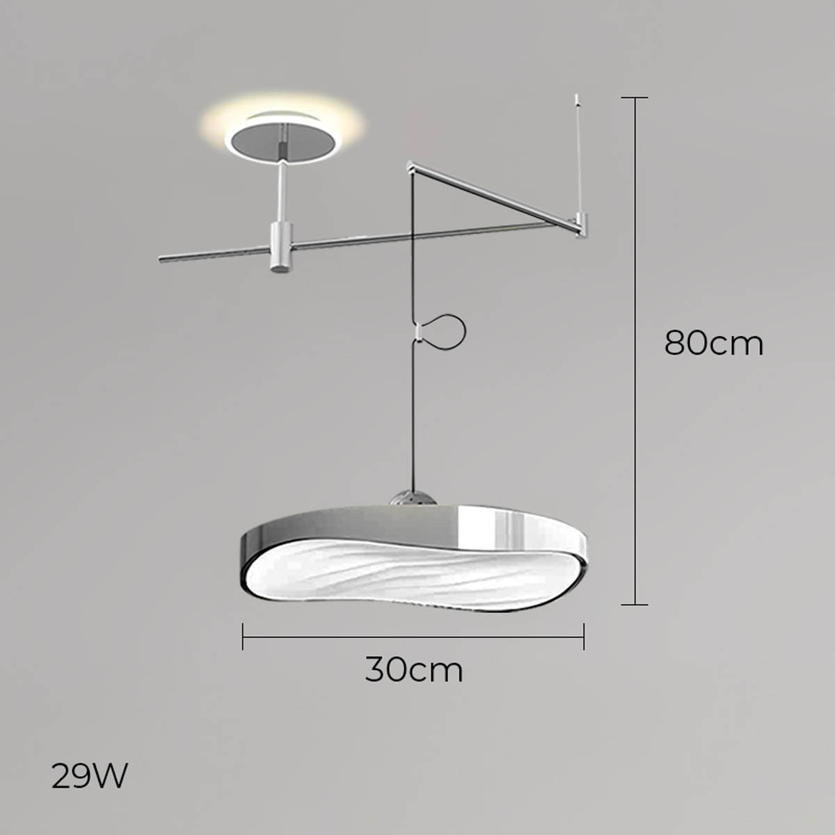 Fernwood Cove Aluminum Pendant Light — gallery image 13