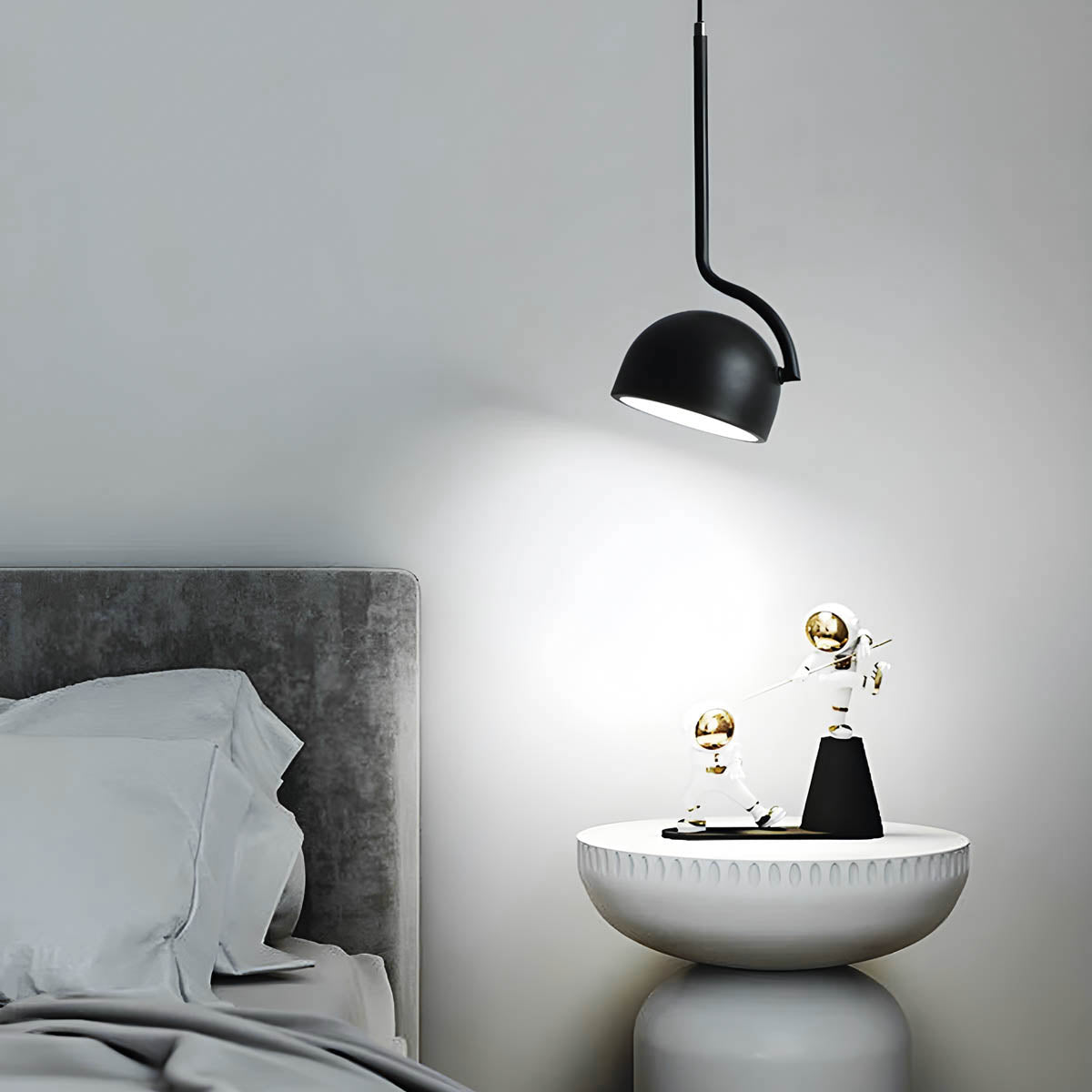Hartley Cove Iron Pendant Light — gallery image 2