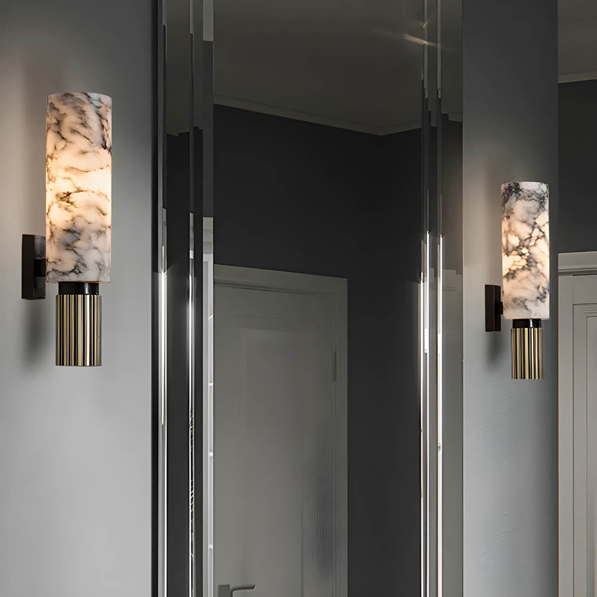 Norwood Cove Marble Wall Sconce — gallery image 6