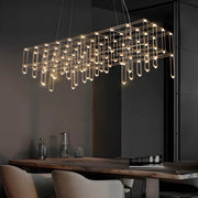 Oakmere Cove Stainless Steel Chandelier — gallery image 2