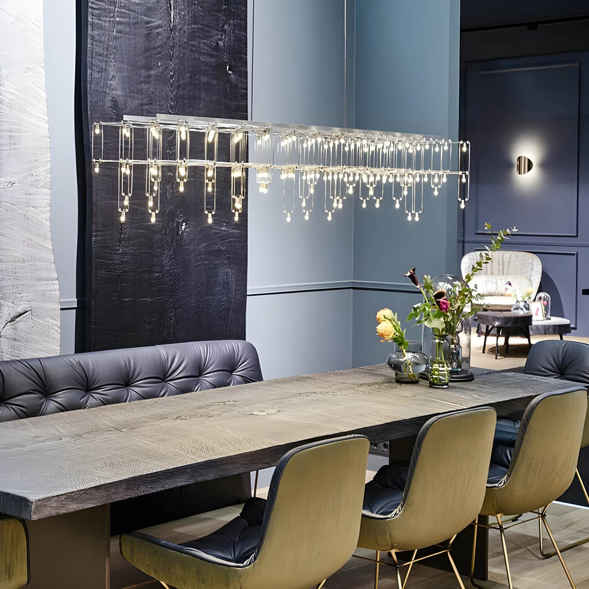 Oakmere Cove Stainless Steel Chandelier — gallery image 7