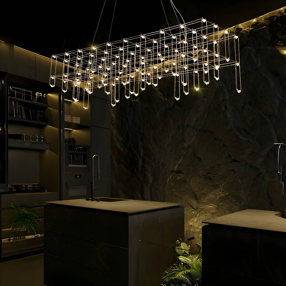 Oakmere Cove Stainless Steel Chandelier — gallery image 4