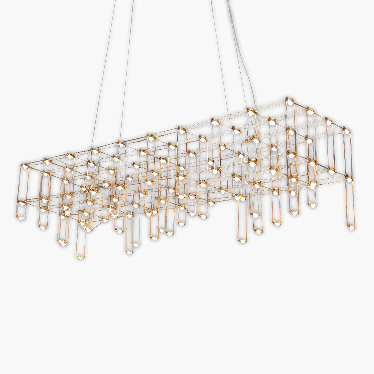 Oakmere Cove Stainless Steel Chandelier — gallery image 1