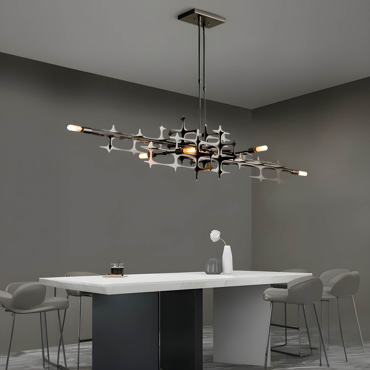 Sherwood Cove Iron Chandelier — gallery image 2