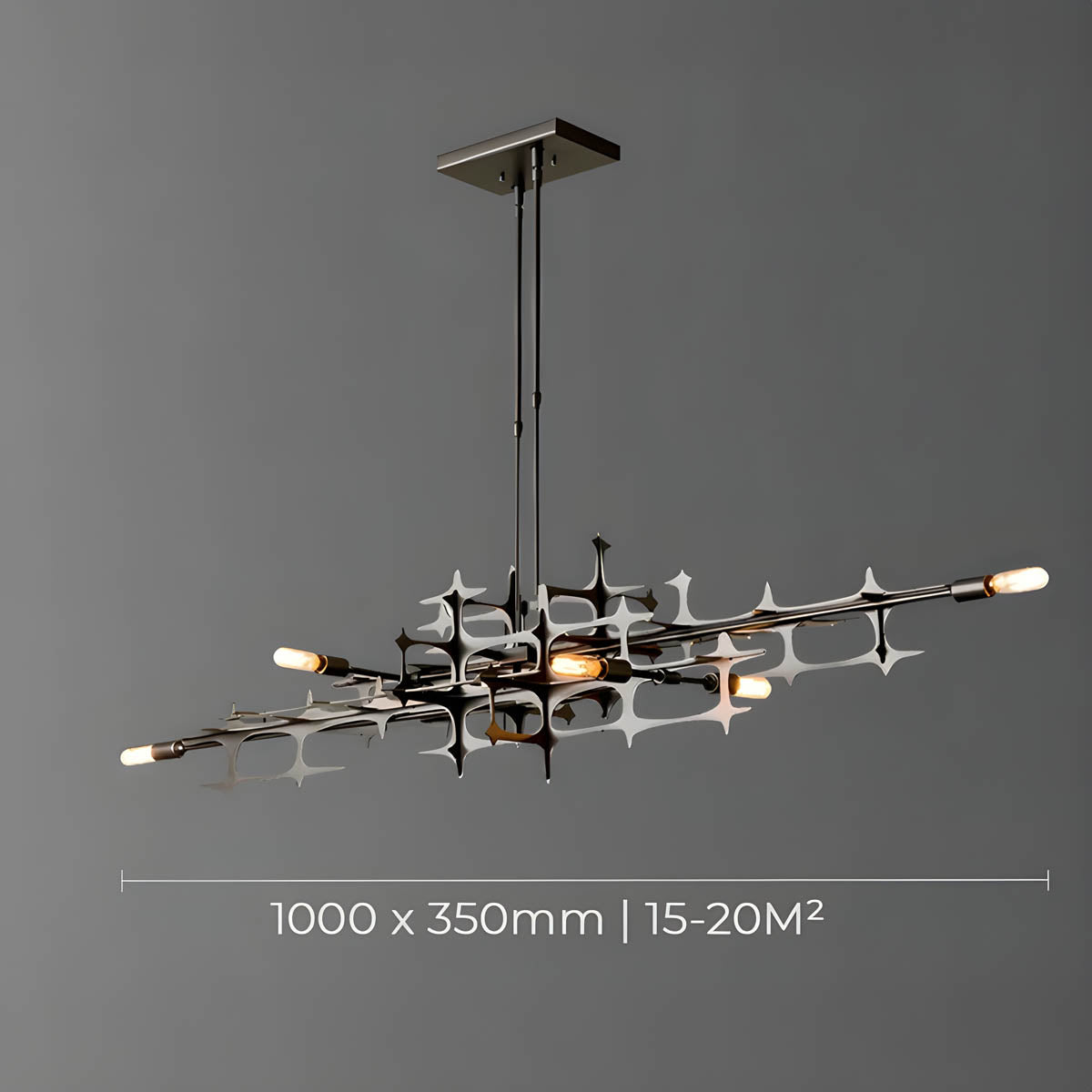 Sherwood Cove Iron Chandelier — gallery image 12