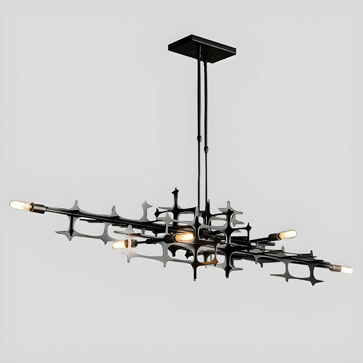 Sherwood Cove Iron Chandelier — gallery image 15