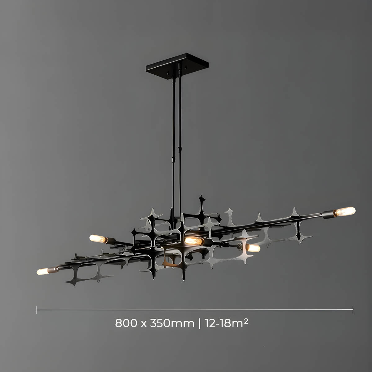 Sherwood Cove Iron Chandelier — gallery image 11
