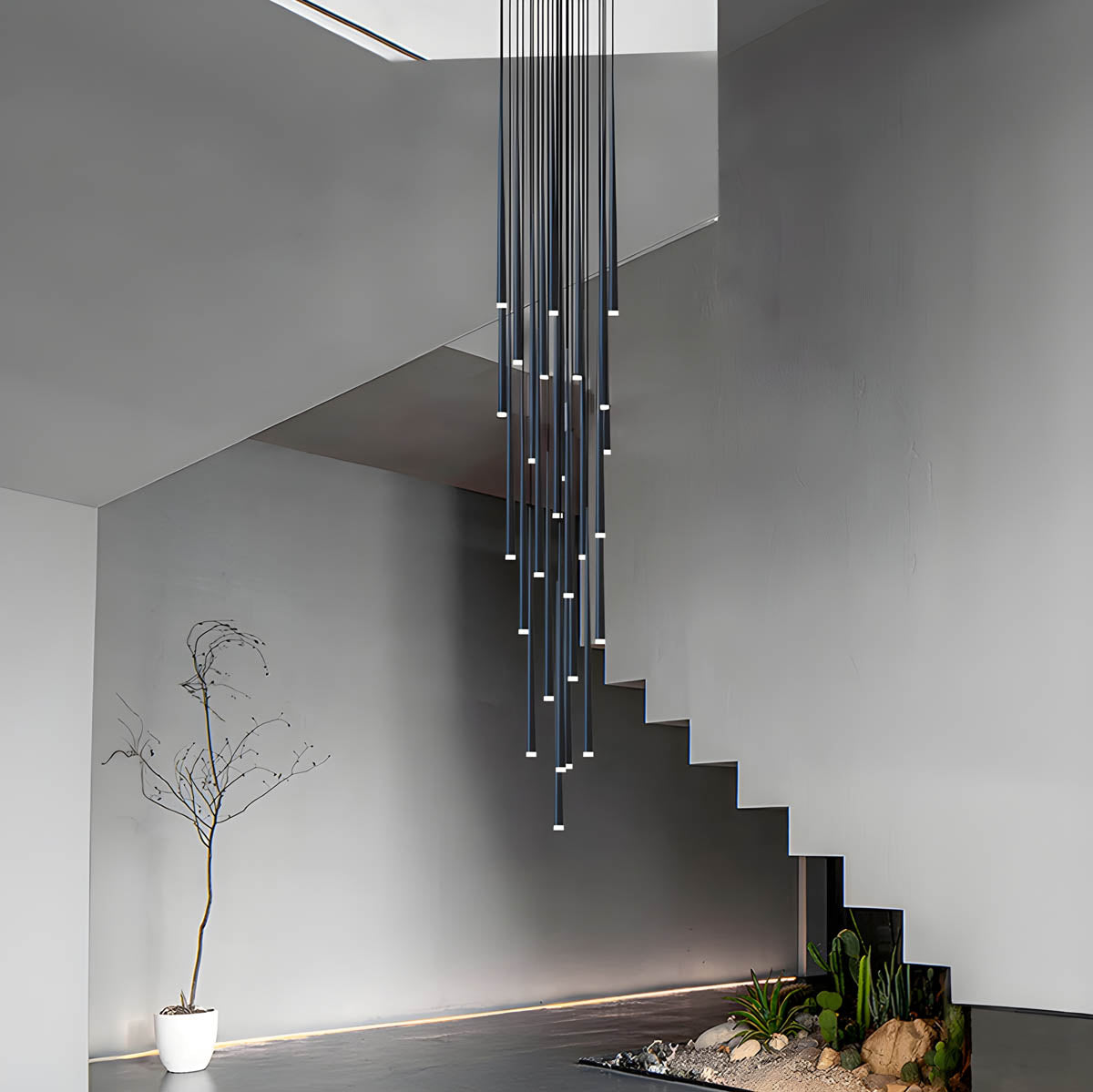 Wickham Cove Acrylic Chandelier — gallery image 2