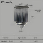 Wickham Cove Acrylic Chandelier — gallery image 10