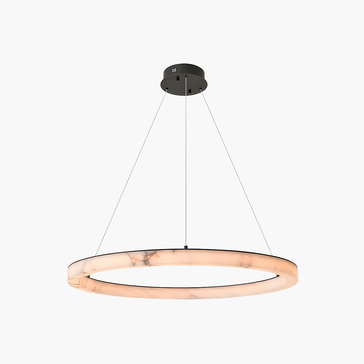 Willoughby Cove Marble Ring Chandelier — gallery image 1