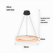 Willoughby Cove Marble Ring Chandelier — gallery image 12