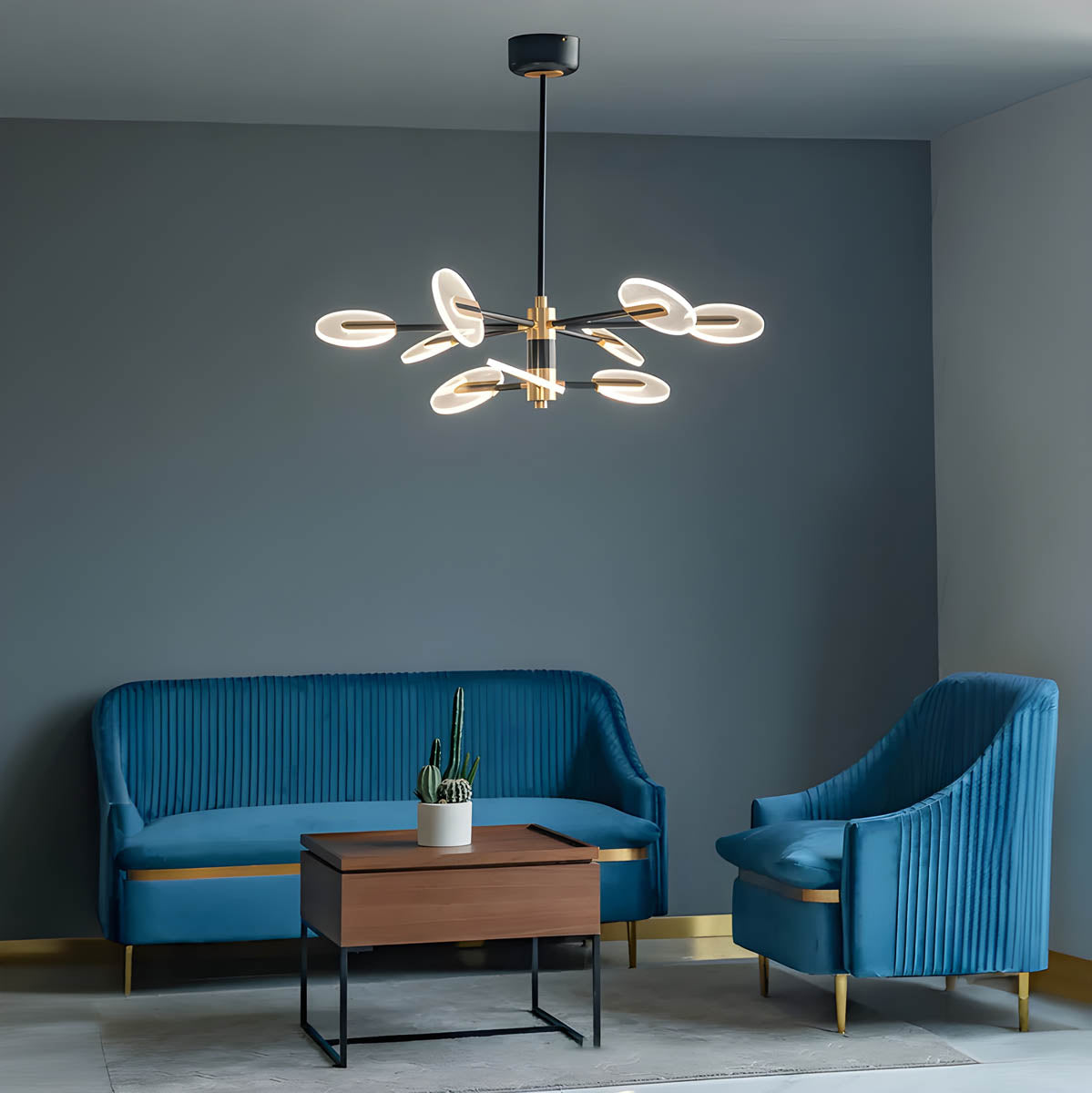 Fairford Cove Iron Chandelier — gallery image 7