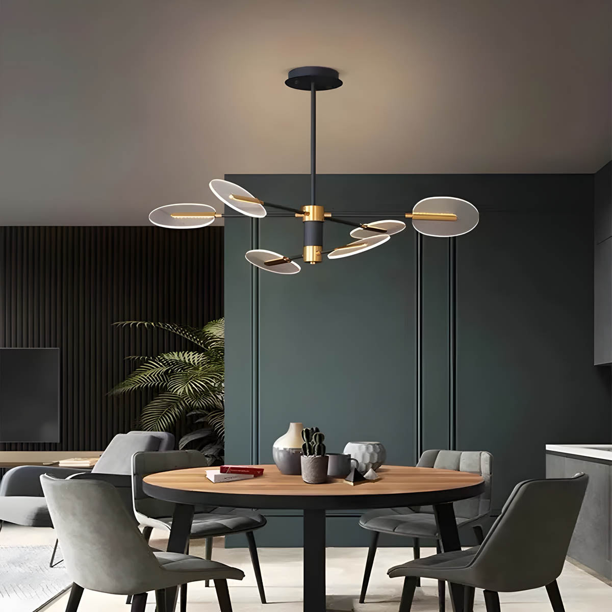 Fairford Cove Iron Chandelier — gallery image 3