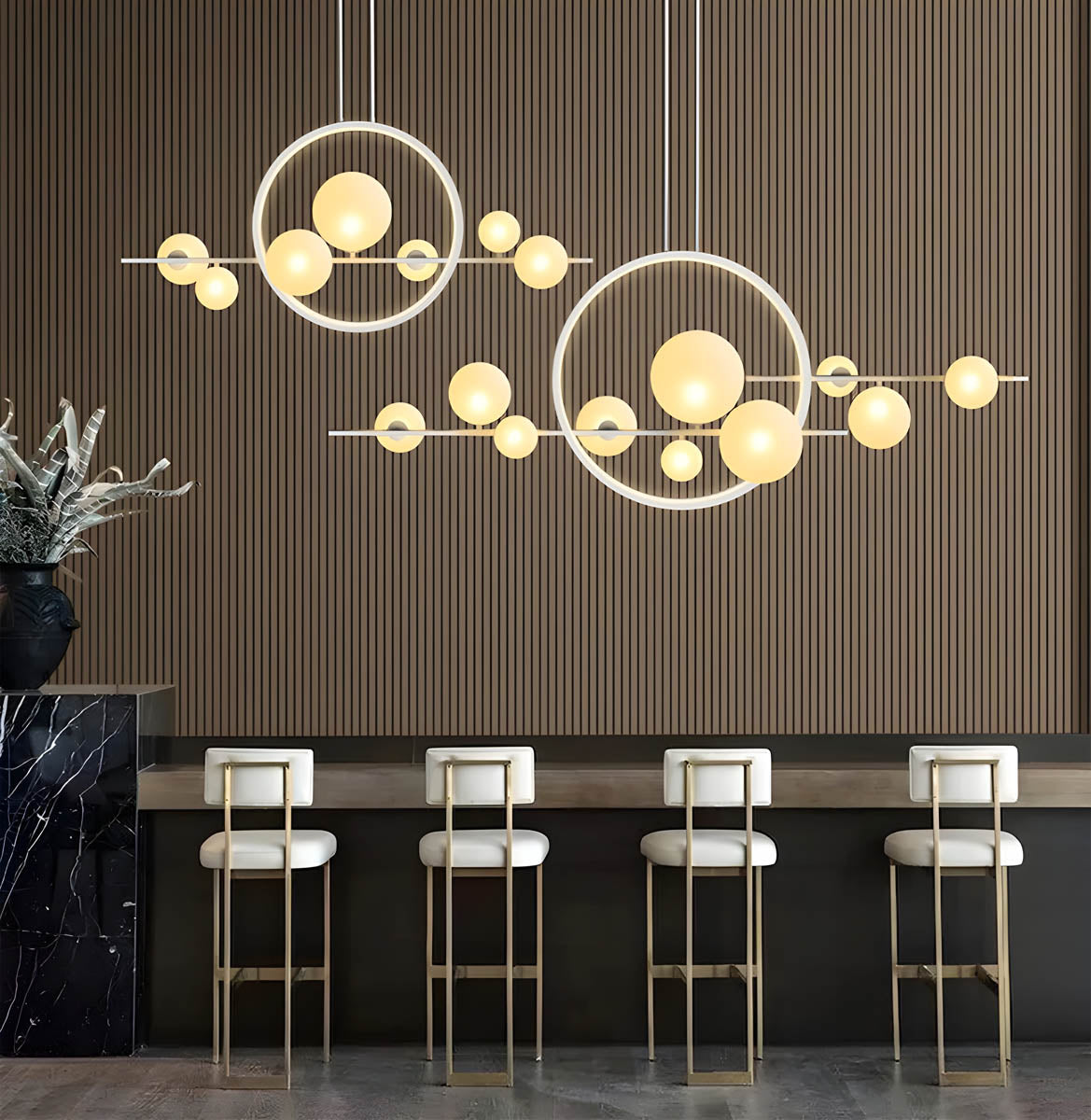 Acorn Cove Iron Ring Chandelier — gallery image 8