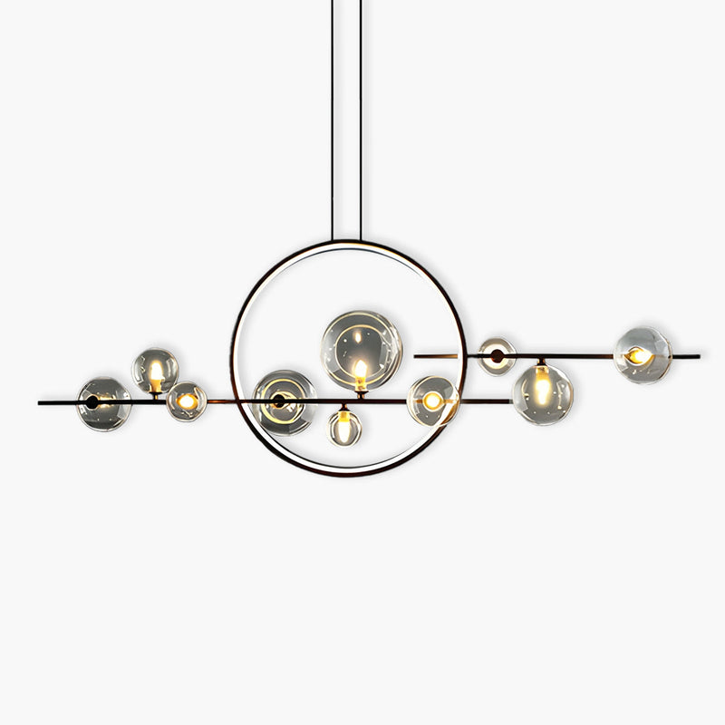 Acorn Cove Iron Ring Chandelier — gallery image 1