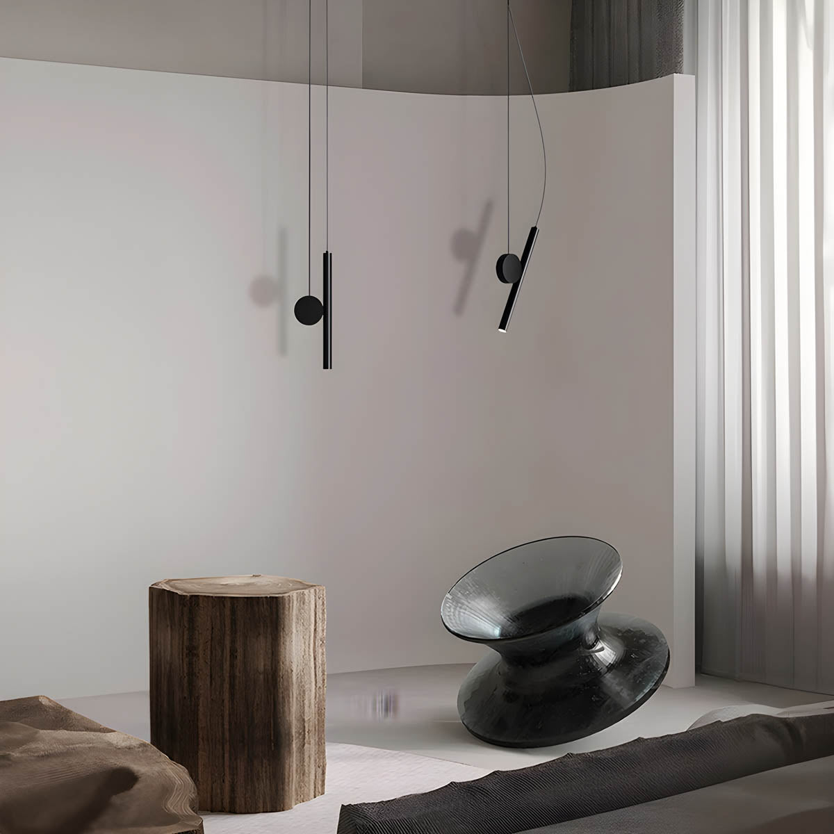 Alder Line Slim Metal Pendant Light — gallery image 6