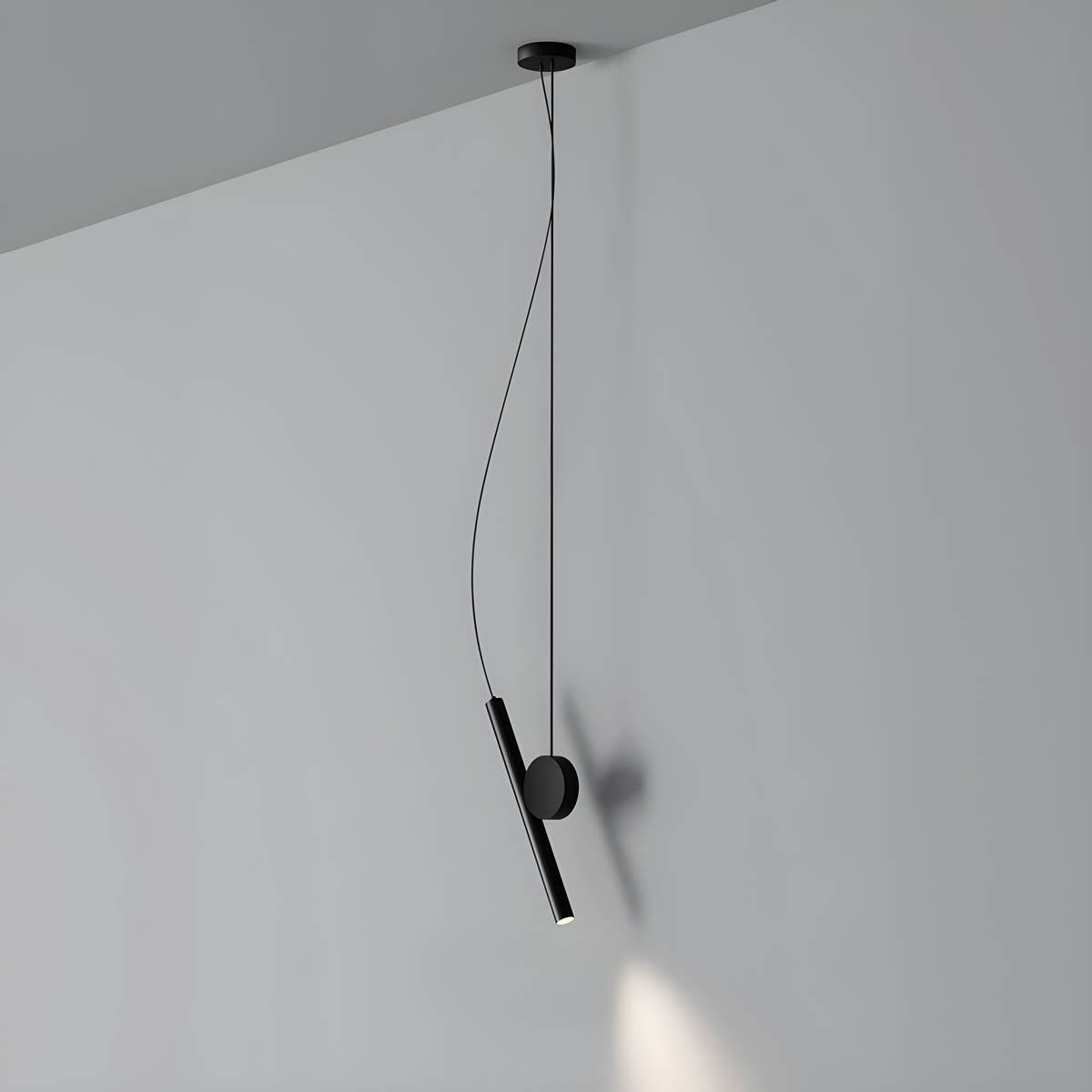 Alder Line Slim Metal Pendant Light — gallery image 3