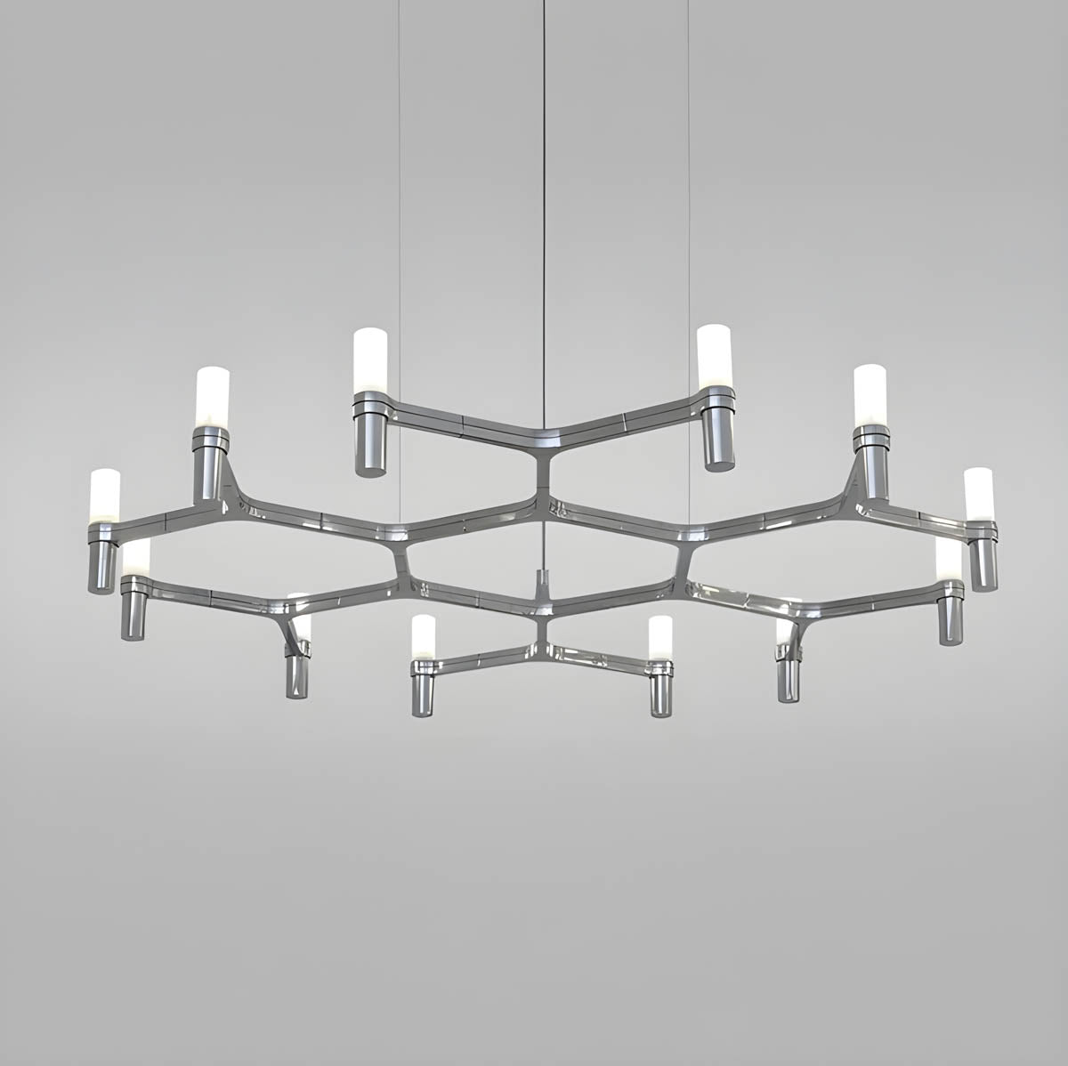 Eversley Cove Aluminum Chandelier — gallery image 6